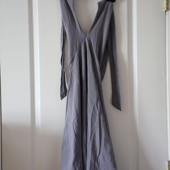 Grey halterneck convertible American Apparel dress - Picture 6 of 6